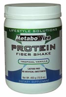 MetaboWize Protein/Fiber Shake-Tropical Vanilla